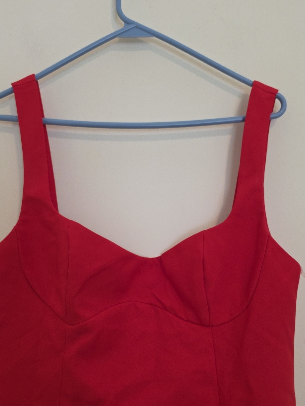Showpo Aretha Mini Dress Corset Panel Dress Red Size 12 New - Picture 7 of 12